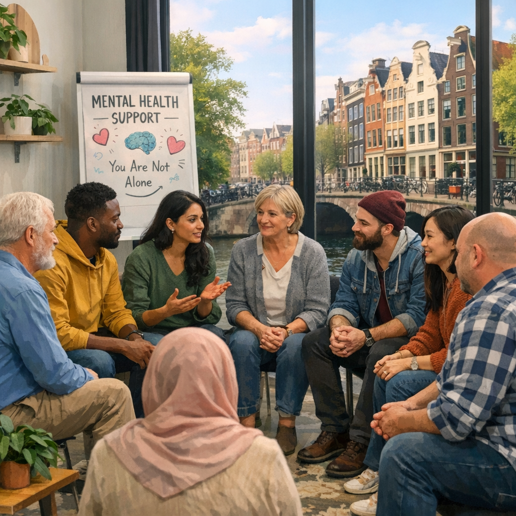 Enhancing Mental Well-being in Amsterdam: Accessible Resources for All