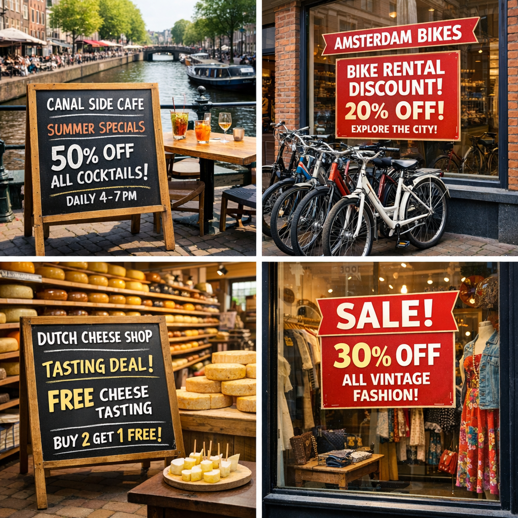 Exclusive Local Deals in Amsterdam: Dining, Shopping, and Entertainment Offers